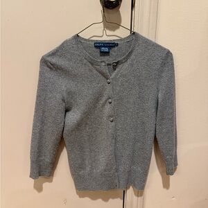 Ralph Lauren Grey Cashmere Cardigan
